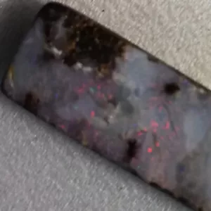26.75CT +VID Polished Australian Boulder Opal Side Drilled - Imagen 1 de 5