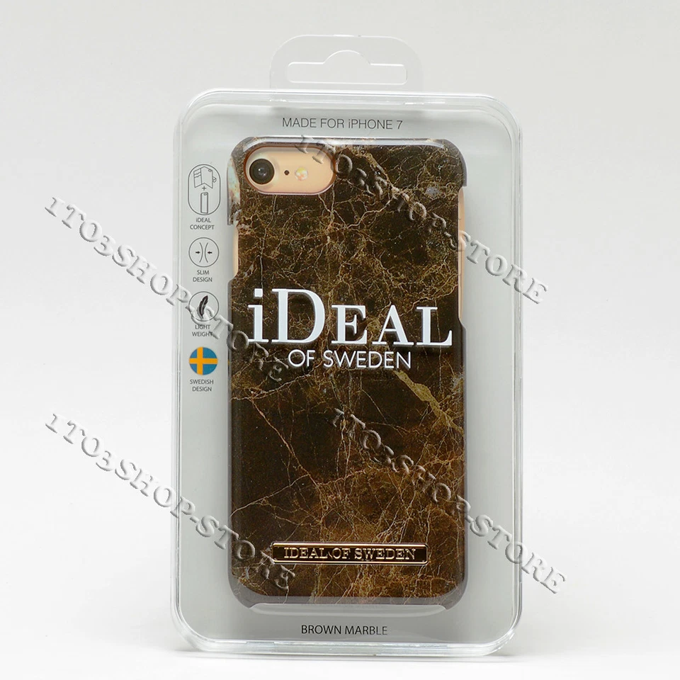 Ideal of Sweden Galaxy S7 Edge Case Brown Marble