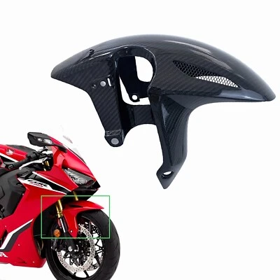 Guardabarros delanteros modificados para moto Honda CBR1000RR 2017-2020 3K fibra carbono Foto 1 de 4