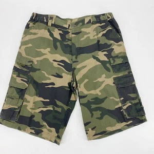 Boulder Creek Trading Co Herren seitlich elastische Cargo Shorts grün Camouflage Gr. 42 Tall - Bild 1 von 6