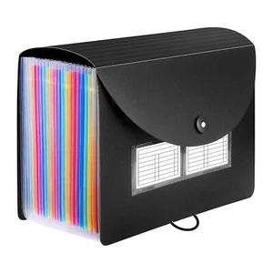 Expanding File Organisers A4 Plastic folders File Organizer with 24 Pockets A... - Picture 1 of 6