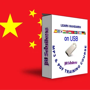 Learn To Speak Mandarin Chinese fluently USB Course, MP3 & PDF, China language - Imagen 1 de 2
