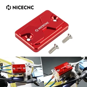 Tapa de cubierta de cilindro maestro de freno de aluminio para Yamaha YFZ450R #5YU-25852-00-00 roja - Imagen 1 de 8