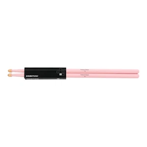 1 Pair 7A Pink Maple Wood Drumstick Anti Slip Drum Stick for Musical Instrument - Picture 1 of 12