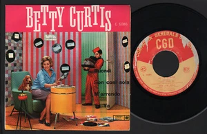7" BETTY CURTIS BUONDI' +3 EP CGD E 6086 1961 CICHELLERO INTRA CHIOSSO HYMAN - Picture 1 of 1