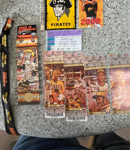 Final Game Ticket  Pirates Three Rivers Stadium, Lanyard, Schedule , Decal,More Cover