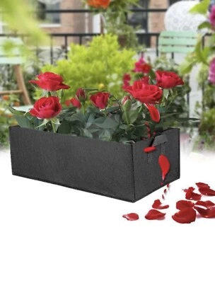 Reusable Large Plant Grow Bag Fabric Raised Flower Bed Garden Vegetable Planter - Image 1 of 4