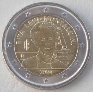 2 Euro Gedenkmünze Italien 2024 Rita Levi-Montalcini unz. - Bild 1 von 1