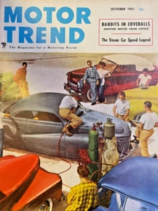 Motor Trend Magazine October 1951 Steam Cars Le Sabre - Picture 1 of 4