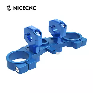For Yamaha YZ85 2002-2022 NiceCNC Front Upper Triple Tree Handlebar Riser Clamps - Picture 1 of 8