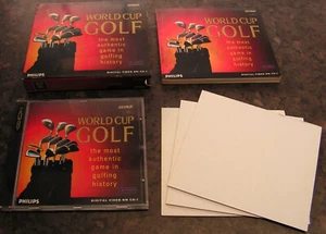 WORLD CUP GOLF - PHILIPS CDI SOFTWARE - CD Interactive - Vintage 1995 - Afbeelding 1 van 3