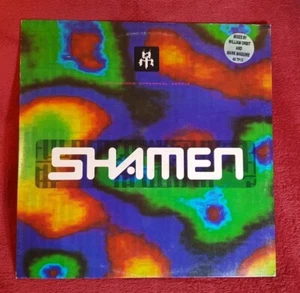 THE SHAMEN - HYPERREAL - 12" Single & Merch Insert 1990 Iconic Rave Dance Vinyl - Picture 1 of 6