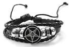 Sigil of Baphomet Inverted Pentagram Bracelet Satanic Goat Devil Occult Lucifer