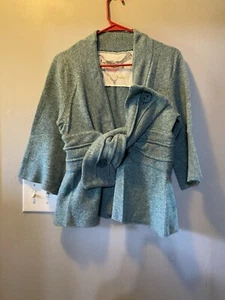 Anthropologie Robin Pullover Damen blau türkis Knopf Cardigan Wollmischung S - Bild 1 von 7
