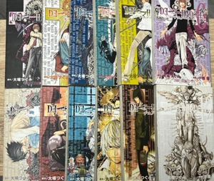 1st Print Complete DEATH NOTE 【Japanese】 Vol.1-12 Full set Manga Comics - Imagen 1 de 17