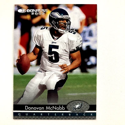 Donovan McNabb 2002 Donruss Card #144 NFL Philadelphia Eagles - Image 1 of 2