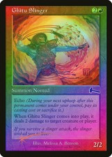 Ghitu Slinger FOIL Urza's Legacy PLD Red Common MAGIC GATHERING CARD ABUGames