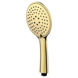Cabezal de ducha de plástico dorado mango multifunción repuesto - Imagen 1 de 2