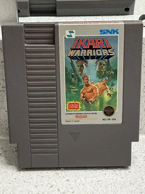Ikari Warriors (Nintendo NES, 1987) Authentic Cartridge 5 Screw NICE!!! - Image 1 of 4