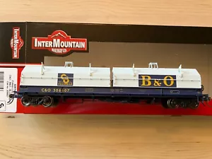 InterMountain HO # 32574 Chesapeake & Ohio Evans 100 tonnellate bobina auto - Foto 1 di 2