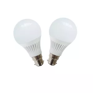 2X A19 LED Globes Wide Beam Angle Light Bulb B22 Warm White Dimmable - Picture 1 of 5