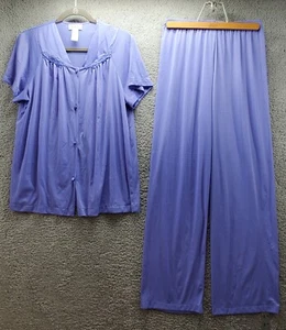 VANITY FAIR Periwinkle Style #90-107 Loungewear Pyjama Set Gr. M/M 100% Nylon - Bild 1 von 12