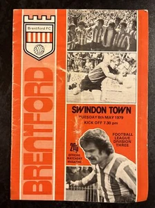 BRENTFORD FC V SWINDON TOWN F.C  - 8 MAY 1979 - Picture 1 of 2