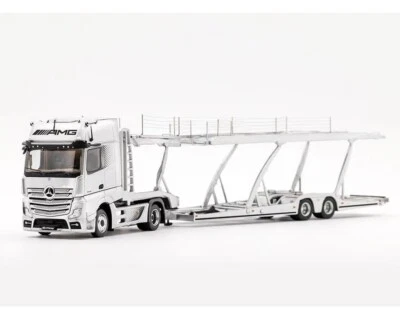 GCD MERCEDES BENZ AMG ACTROS TRANSPORTER 1/64 PLATA KS-069-401 Foto 1 de 4
