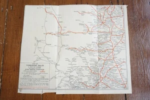 c1930s Yorkshire Dales LNER Railway Map - Picture 1 of 4
