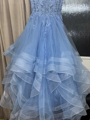 Blue Prom Dress Size 8, Really Beautiful Perfect For Prom,m. - Image 1 of 4