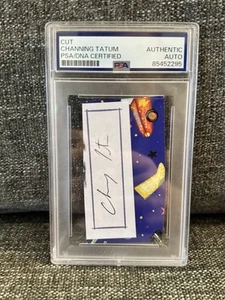 Channing Tatum Autograph Signed Cut Auto PSA/DNA Slabbed - Picture 1 of 2