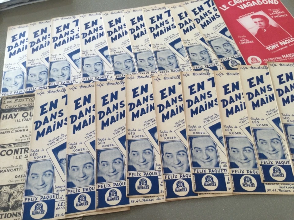 LOT DE  20 PARTITIONS ANCIENNES - Photo 1/1