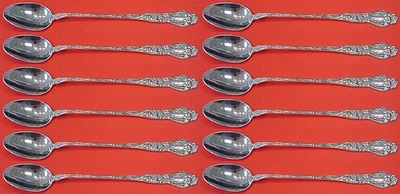 Juego de 12 cucharas de té heladas de plata esterlina Lily de Frank Whiting 7 1/2" Foto 1 de 4