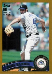 2011 Topps Gold #/2011 Jason Hammel Colorado Rockies #642 - Picture 1 of 1