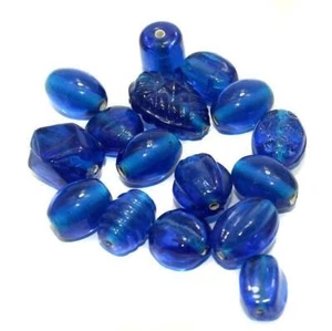 95+ einfache Perlen blau 10-18 mm - Bild 1 von 8