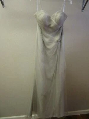 Vestido Formal Impression Bridals Gris Talla 12 Foto 1 de 4