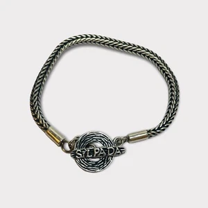 Silpada Sterling 925 Silver Foxtail Exclusive Toggle Bracelet B1704 - Picture 1 of 6