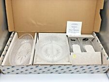 Princess House Highlights Lead Crystal Buffet Exclusive 4 Piece Serving Set 855