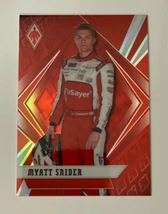 2021 Panini Chronicles NASCAR Racing PHOENIX - MYATT SNIDER Red PRIZM 04/99 #8 - Picture 1 of 2