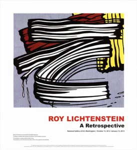 Roy Lichtenstein, "Little Big Painting" from 'Brushstrokes', 2012 Exhibit Poster - Picture 1 of 7
