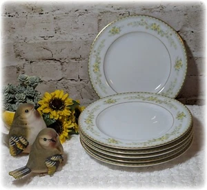 Mikasa Fine China Greenbriar L2014 Japan Salad Plates 7.75 in, 6pcs,  1978-1985 - Picture 1 of 4