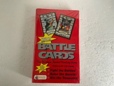 Battle Cards Sealed Box Of Combat Fantasy Cards - Merlin 1993 - Image 1 of 4