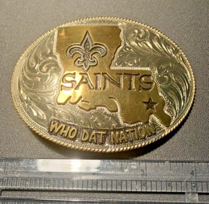 Louisiana Saints Gürtelschnalle einzigartig - Bild 1 von 6