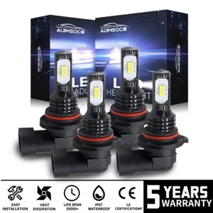 For Toyota Avalon 2000-2007 LED Combo Headlight Light Kit Bulbs White 6500K 4PCS - Picture 1 of 13