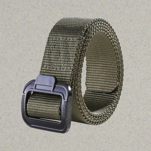 Men's Outdoor Belt Buckle Belt 1.5 inch Sports Nylon Casual - Picture 1 of 11