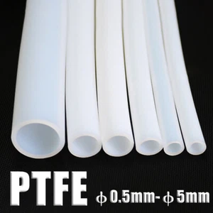 Tubo de tubo de PTFE blanco φ0,5 mm-φ5 mm 600V 200 °C manguera de alta temperatura - Imagen 1 de 8