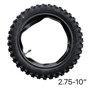 2.75-10 Tyre + 2.50-10 Tube for Motocross Off-Road Enduro Extreme Traction - Picture 1 of 9