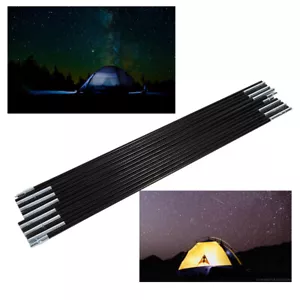 2 Sets 7 Sections Tent Poles Replacement Fiberglass Pole Set Foldable Tent Parts - Picture 1 of 10