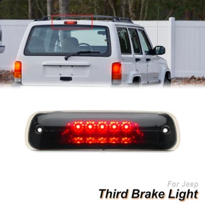 Tercera luz de freno LED roja lente ahumada 1 pieza CHSML para Jeep Cherokee XJ 1997-2001 - Imagen 1 de 11