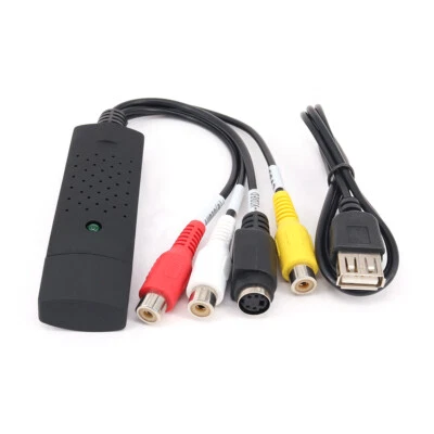 AV to USB Capture Card CVBS+S-Video to USB2.0 Video Monitor PC Live Recording - Image 1 of 3